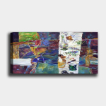 Reproduktsioon l&otilde;uendil Abstraktsioon, 50x120 cm