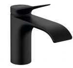 Valamusegisti pop-up funktsiooniga Hansgrohe Vivenis 80, matt must