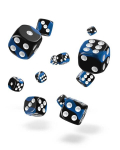 Oakie Doakie Dice: D6 T&auml;ringud 12 mm Pimedas Helendavad - Deep Ocean (36)