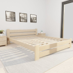 Voodi NERIS, 140x200 cm, naturaalsed v&auml;rvid