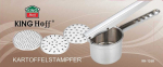 kinghoff kh-1268 terasest kartulipress