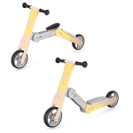 Tasakaaluratas-t&otilde;ukeratas Spokey 2in1 Woo-Ride Multi, kollane/pruun