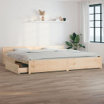 vidaXL sahtlitega voodiraam, 180 x 200 cm