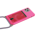 Telefoni&uuml;mbris Strap Fluo - Iphone 11, roosa