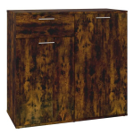 vidaXL puhvetkapp, suitsutatud tamm, 80x36x75 cm, tehispuit