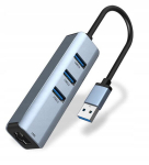 V&auml;line v&otilde;rgukaart 3x USB 3.0 Gigabit Ethernet LAN 1000Mbs RJ-45 Zenwire BYL-2013T