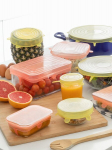 10 tk InnovaGoods Silikoon Kokkuklapitavad ja Reguleeritavad Kasutuskatted Lilyd
