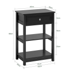 Laud sahtlitega, must, FBT46-SCH