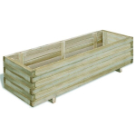 vidaXL taimelava, 120 x 40 x 30 cm, puit, kandiline
