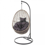 Rippuv tugitool Patio Alex, pruun