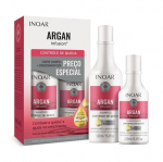 Juuksehoolduskomplekt juuste v&auml;ljalangemise vastu INOAR Argan Infusion Loss Control Duo Kit: &scaron;ampoon 500 ml + juuksepalsam 250 ml