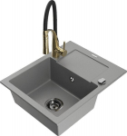 Graniidist k&ouml;&ouml;givalamu Mexen Enzo koos segisti ja sifooniga, Grey+Black/Gold