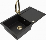 Graniidist k&ouml;&ouml;givalamu Mexen Leo koos segisti ja sifooniga, Black+Gold