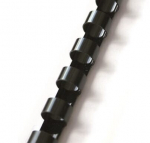 Spiraal plastiku sidumiseks 12 mm, must, 100 tk