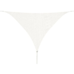 vidaXL P&auml;ikesevisiir, HDPE, kolmnurkne, 5x5x5m, valge