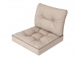 Patjade komplekt toolile Emma Tech 60 cm, beeži v&auml;rvi