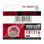 Patarei Maxell CR1216, 1 tk