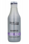 Kollase tooni neutraliseeriv &scaron;ampoon heledatele juustele Stapiz Sleek Line Violet Blond, 300 ml