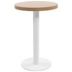 vidaXL bistroolaud, helepruun, 50 cm, MDF