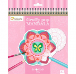 V&auml;rviraamat 15x20cm 250g "Mandala t&uuml;druk" 36l Avenue Mandarine/5