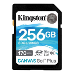 M&auml;lukaart Kingston CANVAS Go Plus 256GB SDG3/256GB
