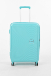 American Tourister keskmine reisikohver Soundbox Spinner Expandable 67cm, helesinine