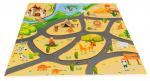 Laste matt Ecotoys Safari 9-osaline, 93x93 cm