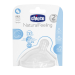 Silikoonlutt Chicco Natural Feeling, 2+ kuud