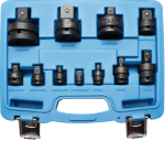 L&ouml;&ouml;giadapter ja universaalvuukide komplekt | 6,3 mm (1/4 ") - 25 mm (1") | 11 tk. BGS Technic-25140