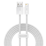 Telefonikaabel Baseus Dynamic kaabel USB to Lightning, 2.4A, 2m, valge