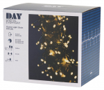 Kobartulede valguskett 10m, 400LED soe valge, voolutoide, sise/v&auml;lis, IP44