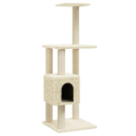 Kassikraabits koos sisalalusega, kreemjas v&auml;rv, 104cm