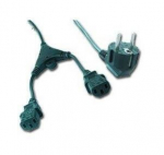Gembird PC-186-ML6 Toitejuhe (GER) (splitter) (C13) 2m