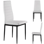 4 tooli komplekt ModernHome Prestige, valge