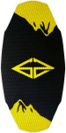 GoZone K2 Surfilaud Skimboard, must/kollane
