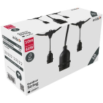 Avide v&auml;ligarland 10 m, 10 pesa E27, IP44 (ilma pirnideta)