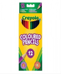 V&auml;rvilised pliiatsid CRAYOLA, 12 tk, eelteritatud, erksad v&auml;rvid