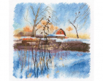 Ristpistes tikkimiskomplekt, RTO, M888, 21,5x21 cm