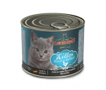 Leonardo Kitten konservid kuni 1-aastastele kassipoegadele kanaga, 200 g, 6 TK