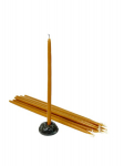 Peenikesed naturaalsest mesilasvahast k&uuml;&uuml;nlad, 10 tk, 25 cm, beežid