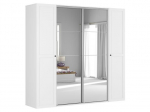 Riidekapp BRW Flex, valge