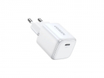GaN 20W USB-C laadija Nexode mini CD318 - valge