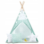 Laste telk koos tuledega Nukido, roheline