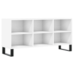 vidaXL telerikapp, valge, 103,5 x 30 x 50 cm, tehispuit