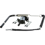 TRIXIE Ensemble laisse de v&eacute;lo pour chien Argent&eacute; et Noir 1287