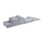 Pehmed ronimisklotsid lastele MeowBaby, hall, 4 elementi