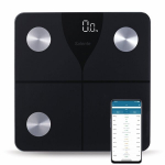 Personaalne diagnostiline fitnesskaal Salente SlimFit, Bluetooth, must