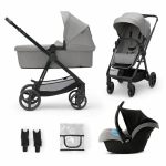 Universaalne jalutusk&auml;ru Kinderkraft Newly 3in1 Mink Pro, Grey