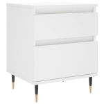 vidaXL &ouml;&ouml;kapp, valge, 40 x 35 x 50 cm, tehispuit