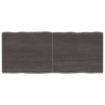 vidaXL lauaplaat, tumehall, 120 x 50 x 4 cm, t&ouml;&ouml;deldud tammepuit